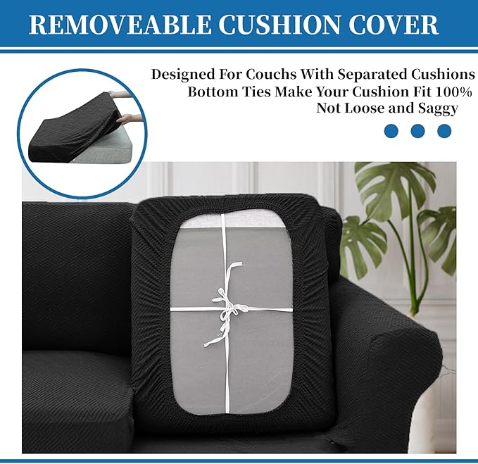 XINEAGE 2026 New 3 Pieces Couch Covers - Image 4