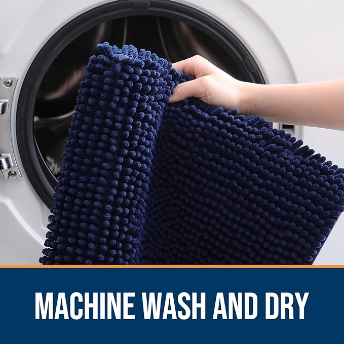OLANLY Dog Door Mat for Muddy Paws 44x24, Absorbs Moisture and Dirt, Absorbent - Image 5