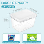 Vtopmart 4 Pack Laundry Pods & Detergent Container, Dryer Sheet Holder
