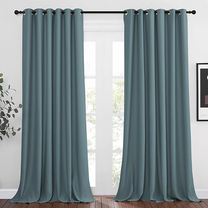 NICETOWN Room Darkening Extra Long Curtains by NICETOWN