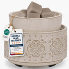 mocosa Ceramic Wax Melt Warmer for Scented Wax Melts 3-in-1 Electric