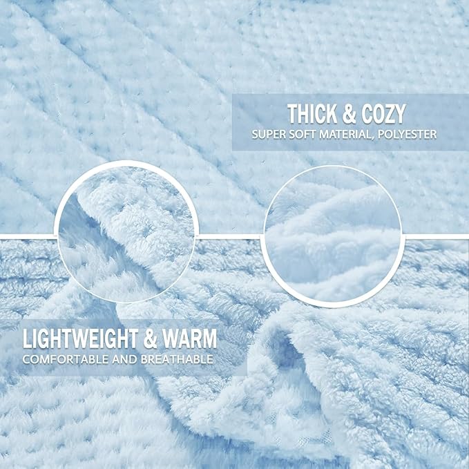 Exclusivo Mezcla Fleece Throw Blanket Extra Large, Super Soft and Warm Blankets - Image 4