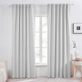 Deconovo Blackout Curtains, Thermal Insulated, W52 x L84 2 Panels, Back Tab by Deconovo
