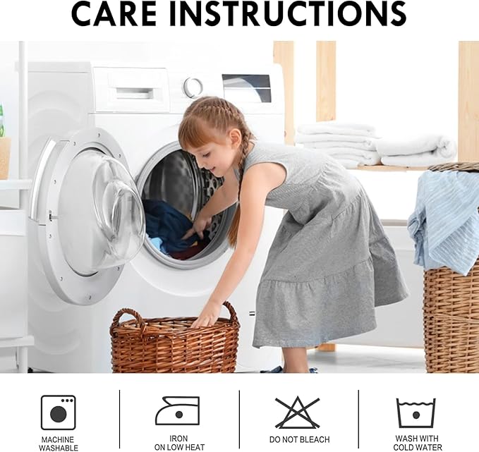 DWCN White Room Darkening Curtains - Image 7