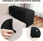 Couch Arm Covers 2 Pcs Sofa Armrest Covers Stretch Couch, Armrest Cover - Image 3