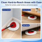 10Pack Spin Mop Replacement Heads,100% Microfiber,Household Floor Cleaning