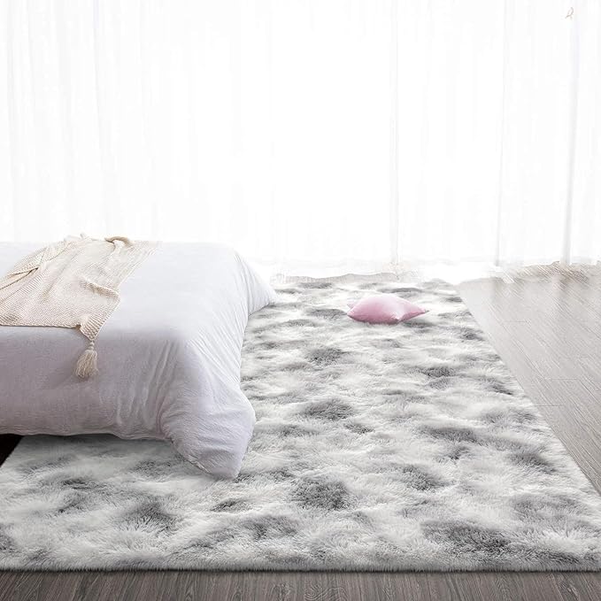 TWINNIS Super Soft Shaggy Rugs Fluffy Carpets 8x10 Feet, Indoor Modern Plush - Image 5