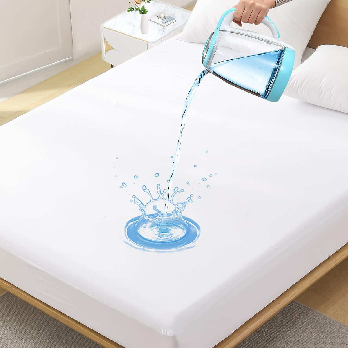 Softhour King Mattress Protector, Waterproof Mattress Protector