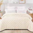 Exclusivo Mezcla Queen Size Flannel Fleece Blanket, Super Soft and Warm - Image 3
