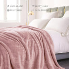 Exclusivo Mezcla Plush Fuzzy Fleece Bed Blanket King Size, Super Soft, Fluffy - Image 5