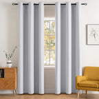 MIULEE Room Darkening Curtains, Thermal Insulated Drapes Solid Window Treatment by MIULEE