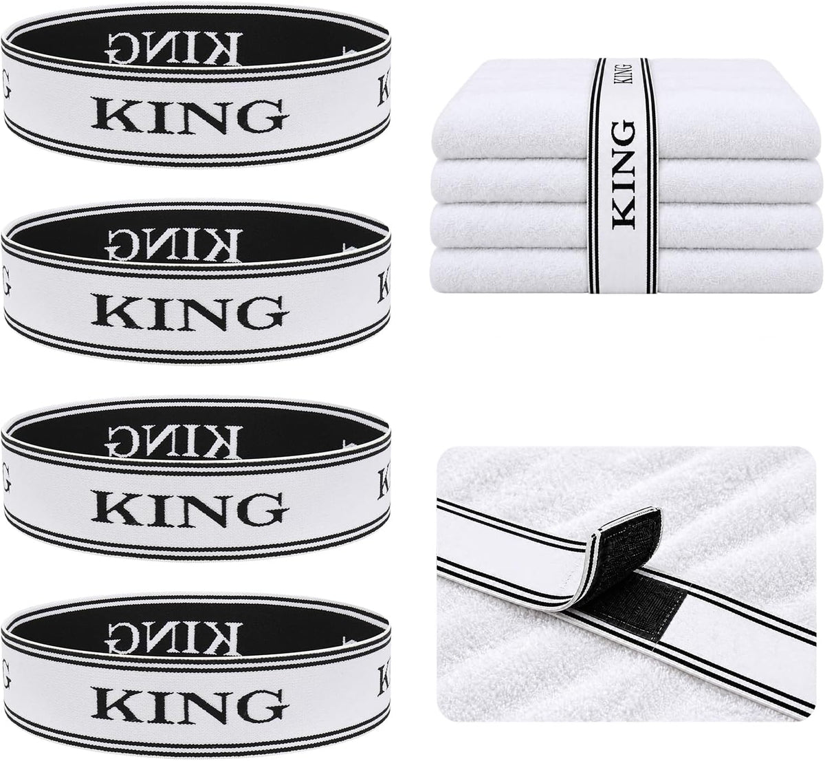 Bed Sheet Organizers and Storage Sheet Keeper Straps for Bedsheet(Mix20PCs)