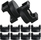 Yookeer 15 Pcs Magnetic Zip Tie Mount Cable Clips Black, 22 mm