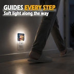 Holiday Snowman Glow Plug in Night Light - Christmas Seasonal Decorative Accent Light, Dusk to Dawn LED Night Light with Light Sensor for Bedroom Bathroom Hallway Home Decor