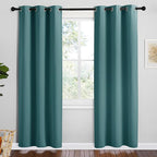 NICETOWN Sea Teal Blackout Curtains 78 inches Length by NICETOWN
