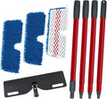 Microfiber Mops for Floor Cleaning, Flat Mop for Wet & Dry Use, Dust Mop for Hardwood Floors with 3 Reusable Pads for O Cedar Hardwood Floor 'N More 3-Action Mop and Extendable 58" Long Handle