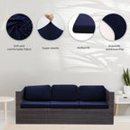 8Pcs Stretch Patio Cushion Covers, Outdoor Couch Covers Replacement, Outdoor - Image 3