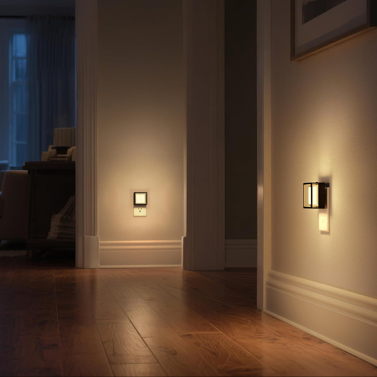 DORESshop LED Night Light,Night Lights Plug Into Wall [2 Pack],3CCT