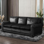 Leather Look Couch Cushion Covers Sofa Seat Slipcovers Sets Couches Furniture - Image 8