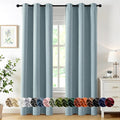 MIULEE Slate Blue Blackout Curtains by MIULEE