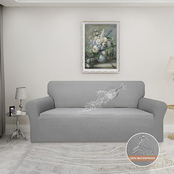 Easy-Going 100% Waterproof Couch Cover, Dual Waterproof Sofa Cover, Stretch - Image 3