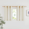 NICETOWN Linen 36 inch Curtains by NICETOWN