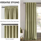 MIULEE Velvet Curtains 96 inches 2 Panels - Image 2