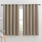 NICETOWN Thermal Insulated Taupe Blackout Curtains by NICETOWN