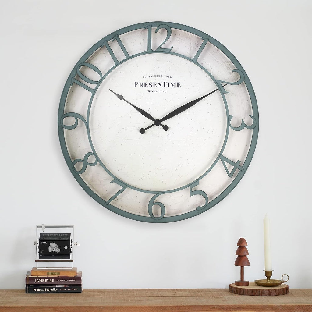 Presentime 21" Farmhouse Series Wall Clock