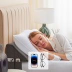 King Bed Wedge Pillow for Headboard, Fill The Gap (0-7")