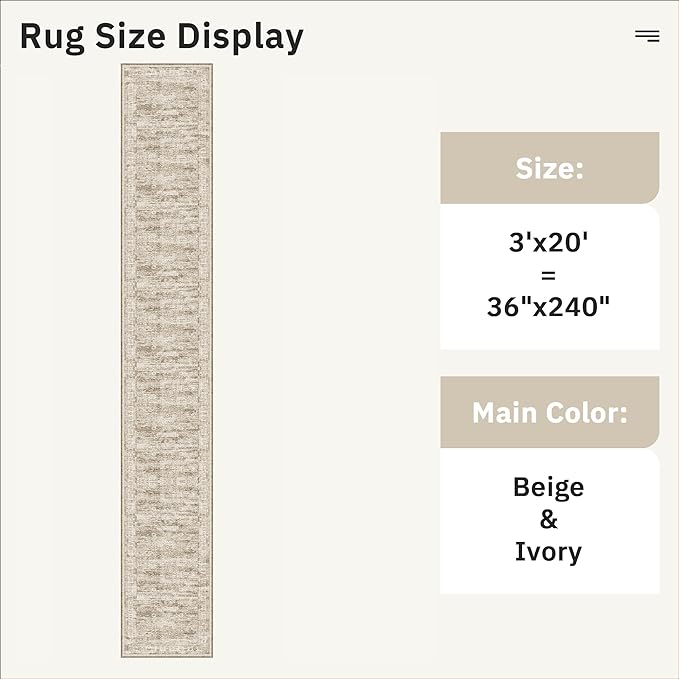 3x20 Hallway Runner Rug - Image 5