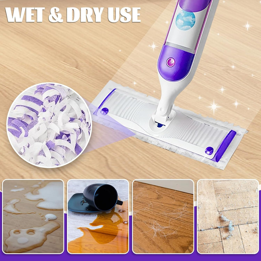 25 Pack Disposable Mop Replacement for Swiffer Power Mop Refills