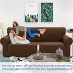ZNSAYOTX 1 Piece Jacquard Couch Covers - Image 2
