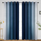 SimpleHome Ombre Room Darkening Curtains - Image 2