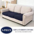 Couch Cushion Covers Seat Cushion Cover Stretch Couch Cover Separate Sectional - Image 2