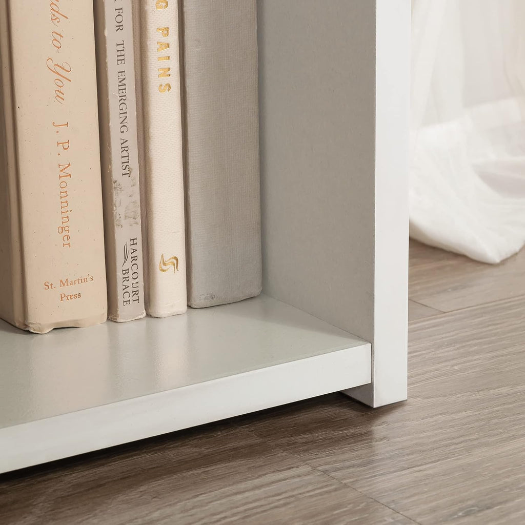 Sauder Beginnings 3-Shelf Bookcase/ Book shelf, Soft White finish