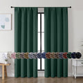Simplebrand Ava Ever Green Blackout Curtains by Simplebrand