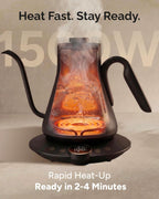 INTASTING Gooseneck Electric Kettle with ±1℉ Temperature Control 0.9 Liter