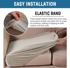 H.VERSAILTEX Velvet Stretch Couch Cushion Cover Plush Cushion Slipcover - Image 4