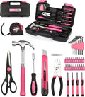 Pink 40-Piece Tool Set with Toolbox for Women, Home