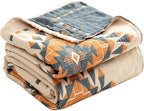 MSGKV Spring Blankets Cotton Throw Blanket 60''x 80'' Muslin Blanket - Image 8