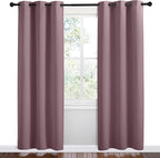 NICETOWN Dry Rose Room Darkening Curtains - Image 2