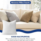 MIULEE Pillow Insert 26x26 Inch, Decorative Square Throw Pillow Inserts - Image 2
