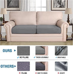 H.VERSAILTEX Super Stretch Individual Seat Sofa Covers Couch Cushion Covers - Image 2