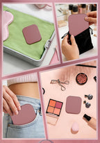 Magnifying Mirror with Light, Rechargeable Compact Makeup Mirror 40X Rose