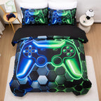 NTBED 5pcs Twin 3D Gaming Comforter Set for Boys Kids Gamer Bedding Sets