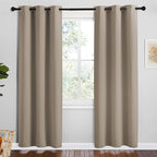 NICETOWN Taupe Room Darkening Curtains by NICETOWN