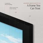 Americanflat A3 Picture Frame with Shatter-Resistant Glass - 11.7x16.5 Frame with Engineered Wood - Signature Collection - A3 Frames for Wall Display - Black