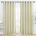 NICETOWN Room Darkening 118 inch Long Curtains, Grommet Thermal Drapes Weighted by NICETOWN