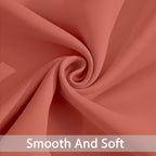 Yakamok Blackout Curtains 84 Inches Long Coral Room Darkening Thermal Insulated - Image 6
